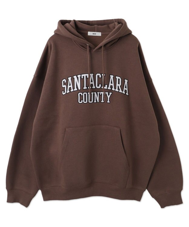 WEGO ワッペンロゴパーカー ブラウン