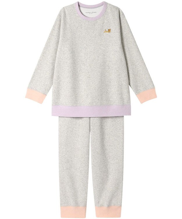 tsumori chisato SLEEP ツモリチサト パジャマ 長袖 長ズボン あったか レディース UDW456 /ワコール グレー