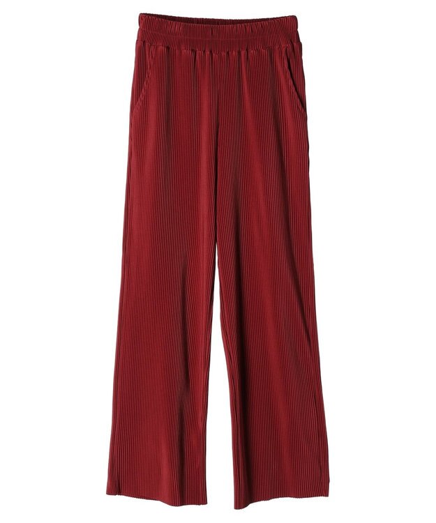 CRAFT STANDARD BOUTIQUE カットプリーツパンツ Bordeaux
