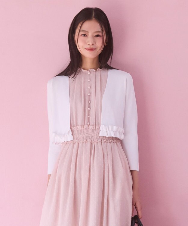 TOCCA 【松木育未さん着用】WHIP AIR BOLERO ボレロ アイボリー系