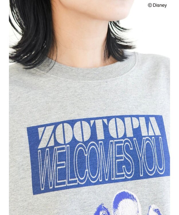 Green Parks ズートピア／グラフィックＴＥＥ Gray Mixture