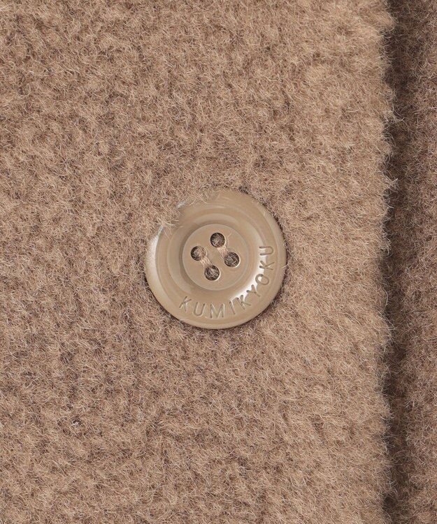 組曲 KIDS 【150-170㎝】スライバー ピーコート ブラウン