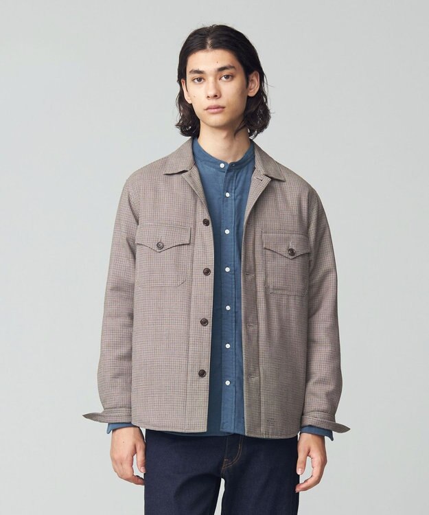 J.PRESS MEN ツイルサキソニー CPOジャケット ブラウン系3