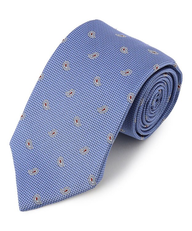 J.PRESS MEN 【VINTAGE JACQUARD COLLECTION】ペイズリー柄 ネクタイ サックスブルー系7