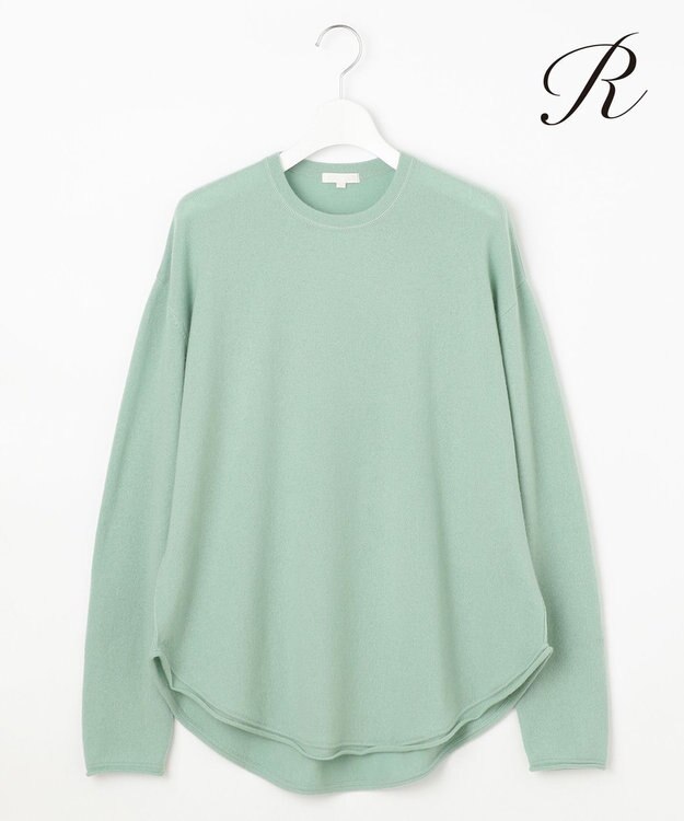 R(アール)】ウールカシミヤ ラウンドヘム ニット / 23区 S R(アール)】ウールカシミヤ ラウンドヘム ニット / 23区 S