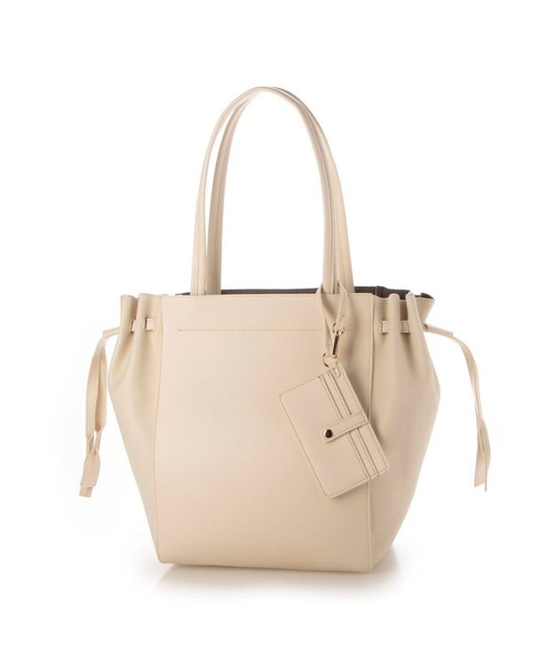 UNBILLION カシュカシュ cachecache / サイドドロストA4トートバッグ アイボリー