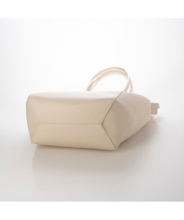 UNBILLION カシュカシュ cachecache / サイドドロストA4トートバッグ アイボリー