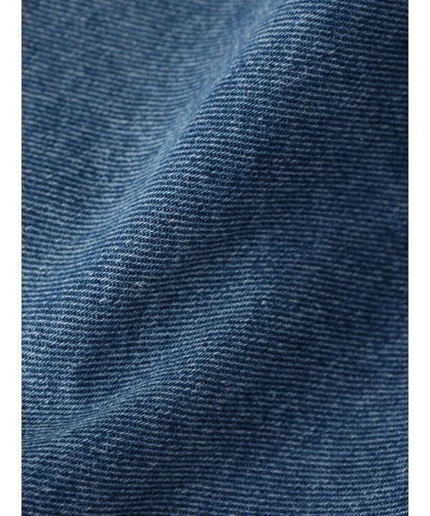 earth music&ecology ビッグカラーショートジャケット Light Indigo