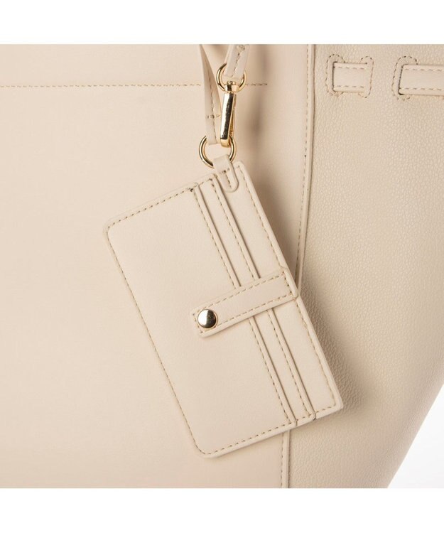 UNBILLION カシュカシュ cachecache / サイドドロストA4トートバッグ アイボリー