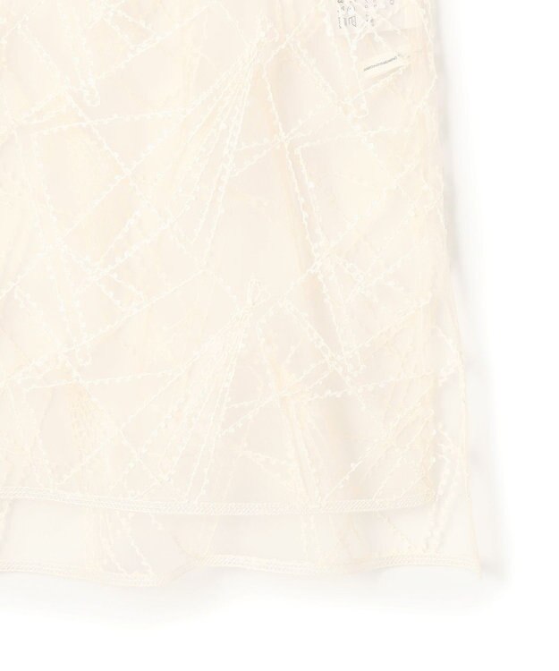 23区 【先行予約】刺繍レース キャミソール アイボリー系