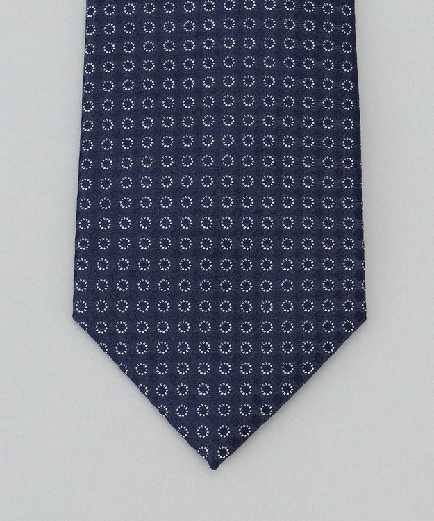 GOTAIRIKU 日本縫製/オリジナル柄【Fermo Fossati】ネクタイ_小紋柄 ネイビー系8