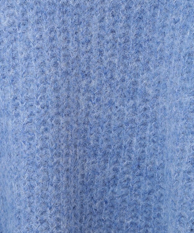 earth music&ecology ふわふわＭＩＸヤーンチュニック Blue