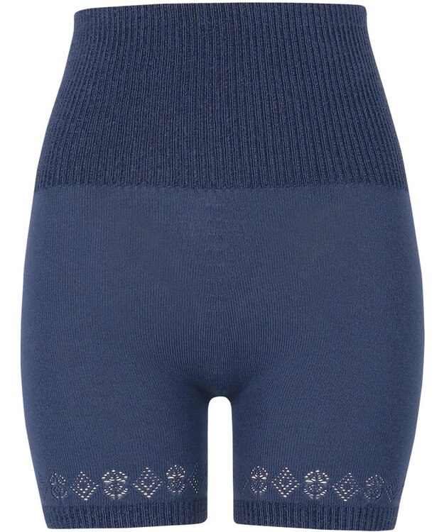 Wing 腹巻き付きオーバーパンツ 薄手 あたたかい 軽いはきごこち やさしい肌あたり ３分丈 毛パン 秋 冬 ER0813 ウイング／ワコール コン