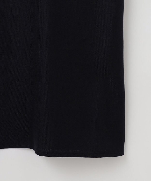 自由区 【洗える】ライトビエラシャツ ワンピース ネイビー