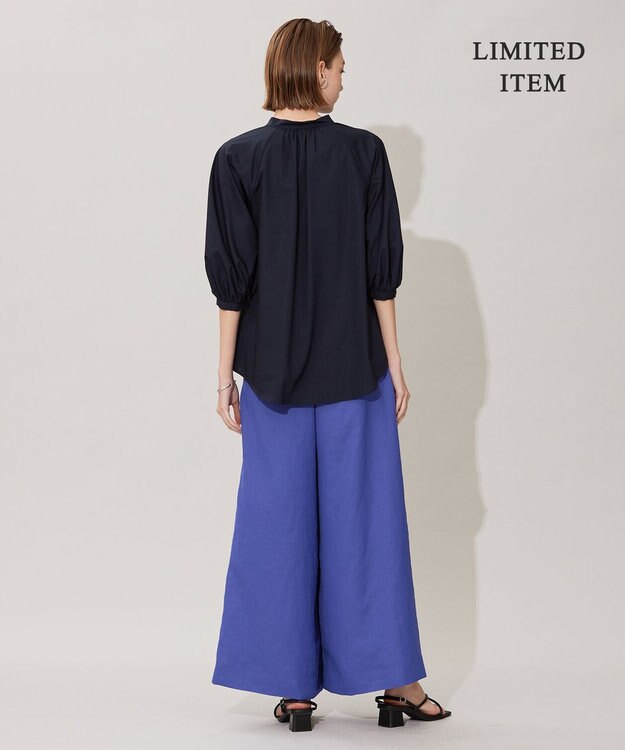 ICB 【WEB限定】 Slub タックパンツ ブルー系