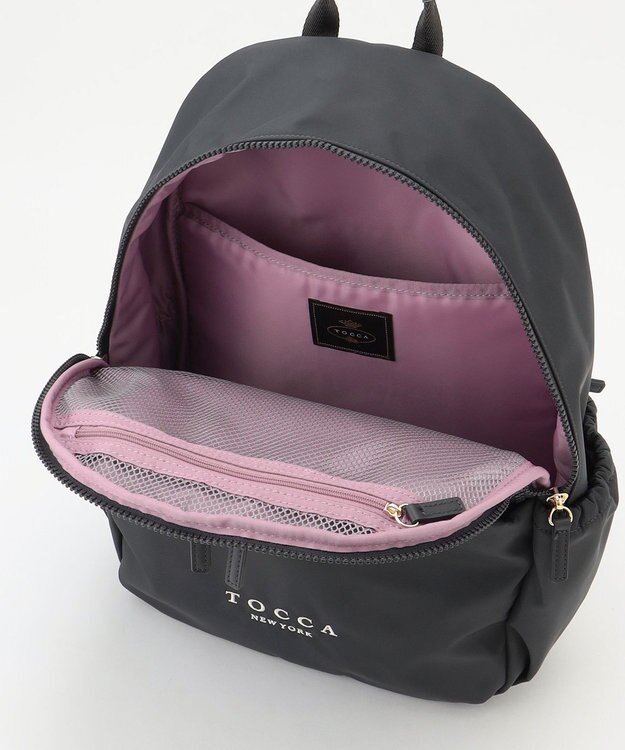 TOCCA 【WEB＆一部店舗限定】【A4サイズ対応・環境に優しい素材】COLLINA BACKPACK 13ポケット バックパック グレー系