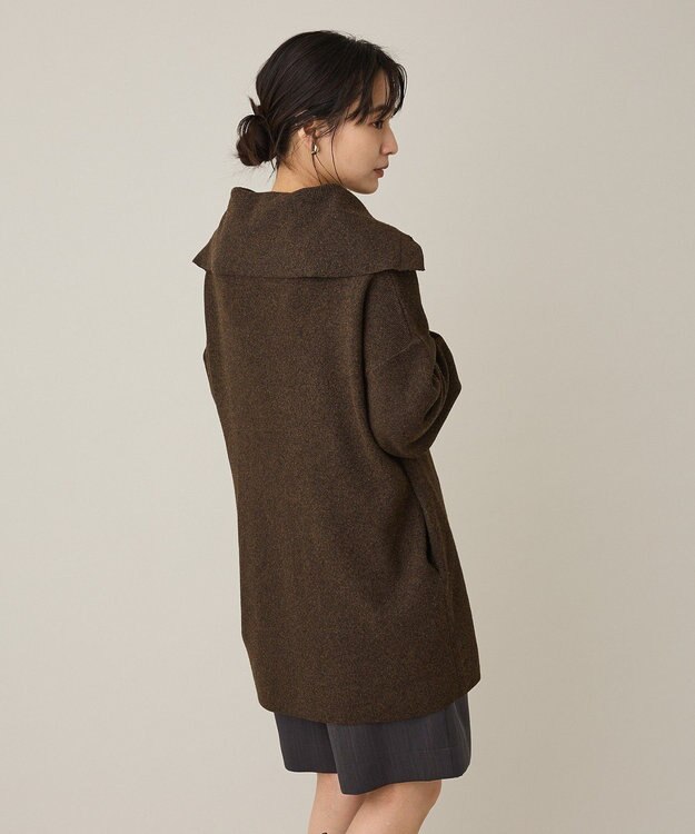 CRAFT STANDARD BOUTIQUE ビックカラーコーディガン Brown