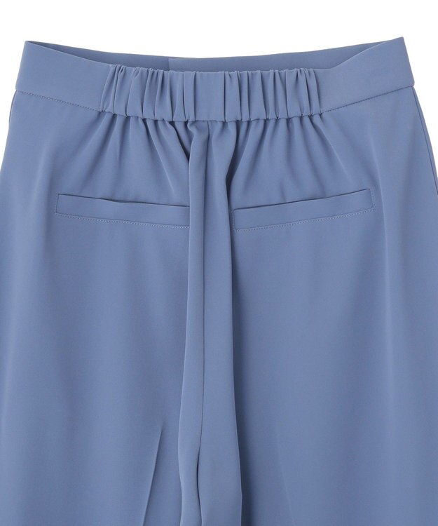YECCA VECCA 【接触冷感】COOLスリットワイドパンツ Blue