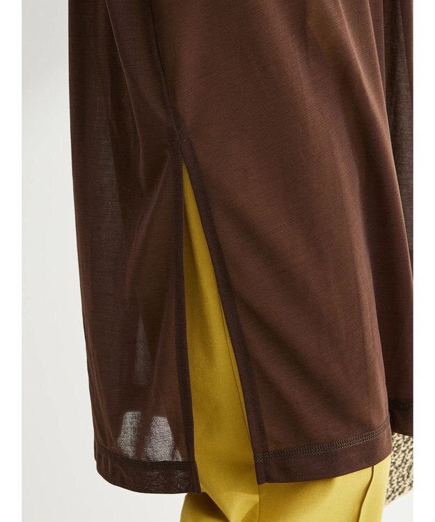 Green Parks シアーカットチュニック Brown