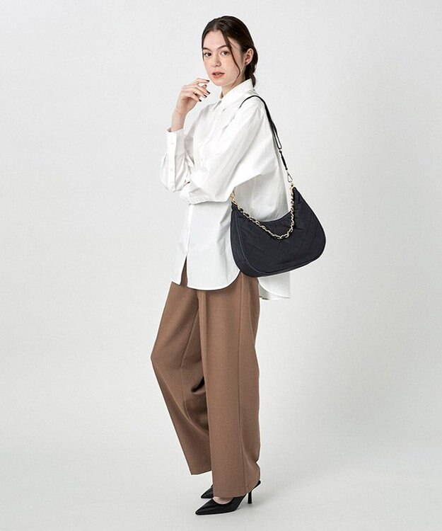 LeSportsac CHAIN N/S CONV HOBO/ディープシーブルーキルト ディープシーブルーキルト