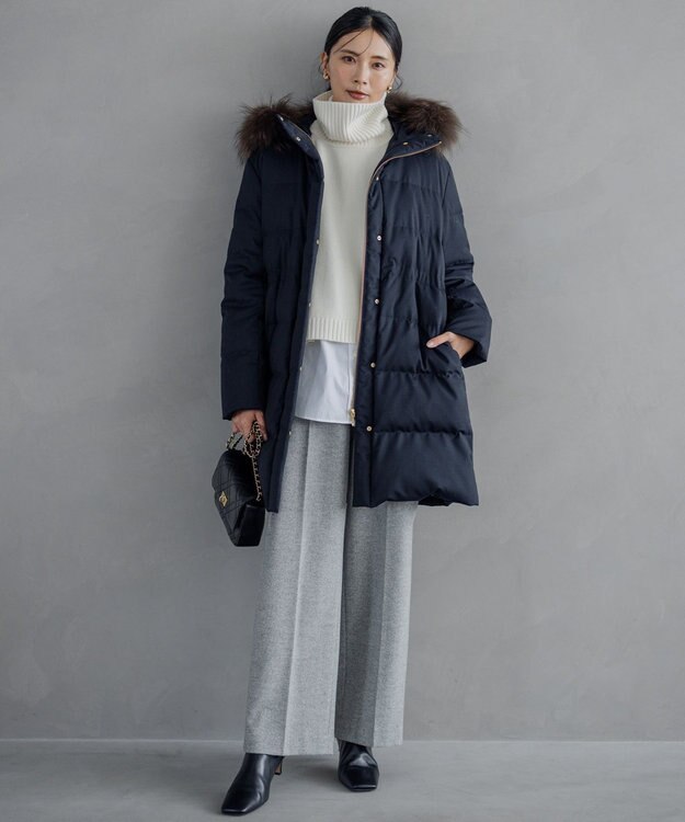 23区 S 【洗える】CANCLINI ベーシック シャツ ホワイト系