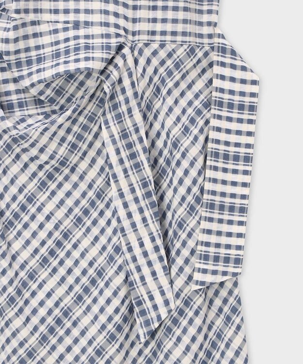 Paul Smith 【洗える】サッカーチェック サマードレス ネイビー