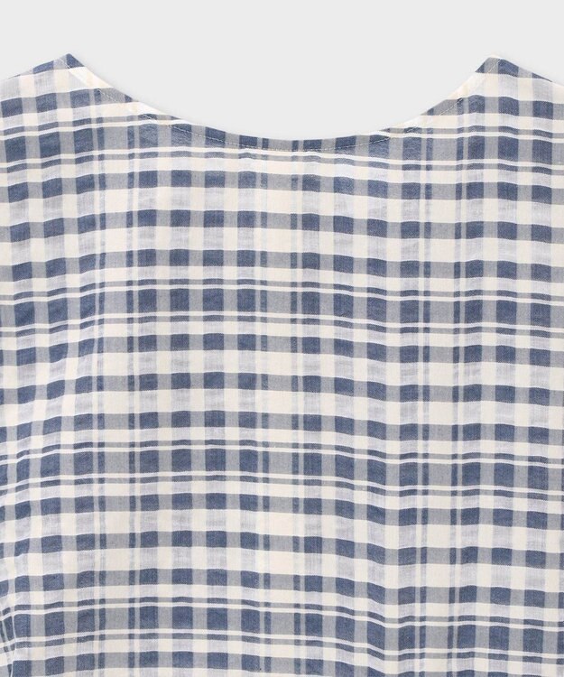 Paul Smith 【洗える】サッカーチェック サマードレス ネイビー