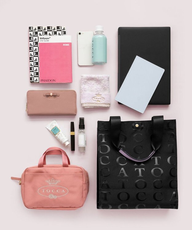 TOCCA TOCCA LOGO POUCH BAG ポーチ ピンク系