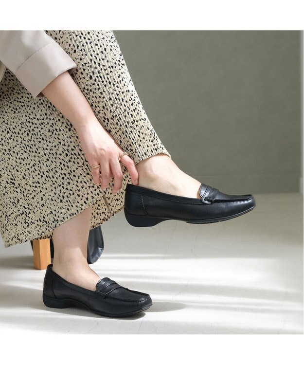 Pointer 本革ドライビングシューズ ブラック