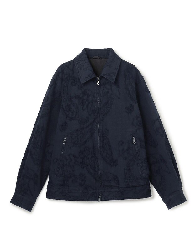 JOSEPH HOMME 【HIGH GRADE LINE】ワラカットエンブロイダリー　ジップアップブルゾン ネイビー系5
