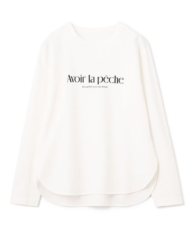 UNFILO 【洗える】ロゴプリントＴシャツ オフ