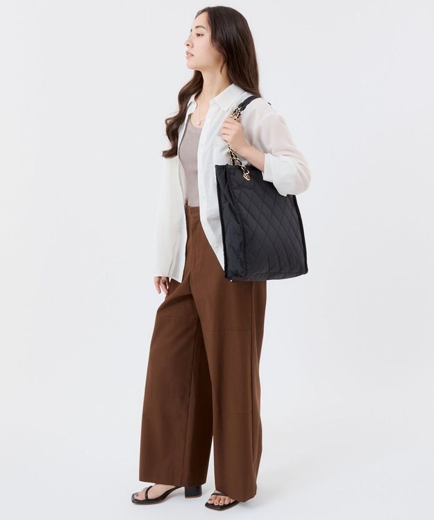 LeSportsac CHAIN N/S TOTE/ミッドナイトキルトチェーン ミッドナイトキルトチェーン