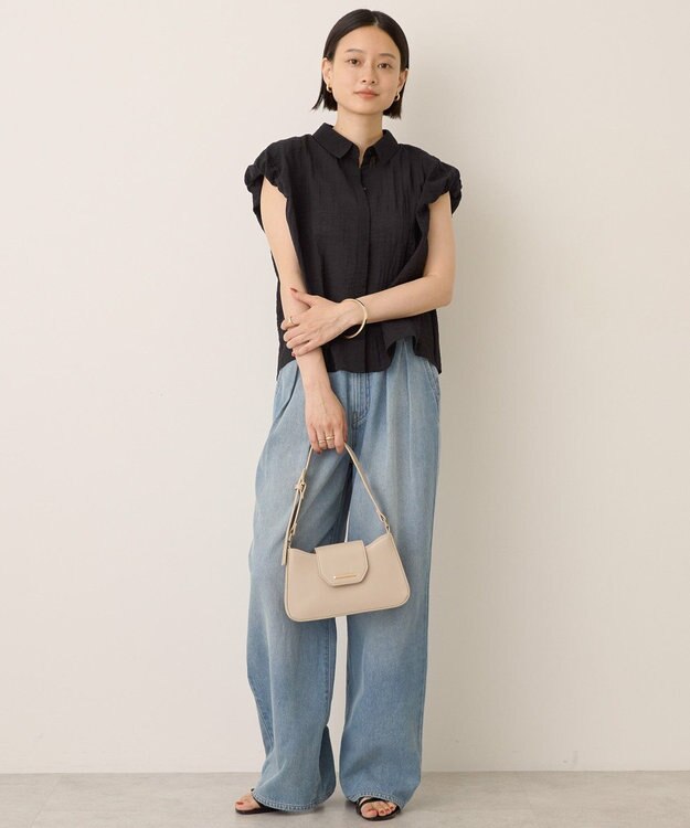 AMERICAN HOLIC バルーンスリーブドロストブラウス Black