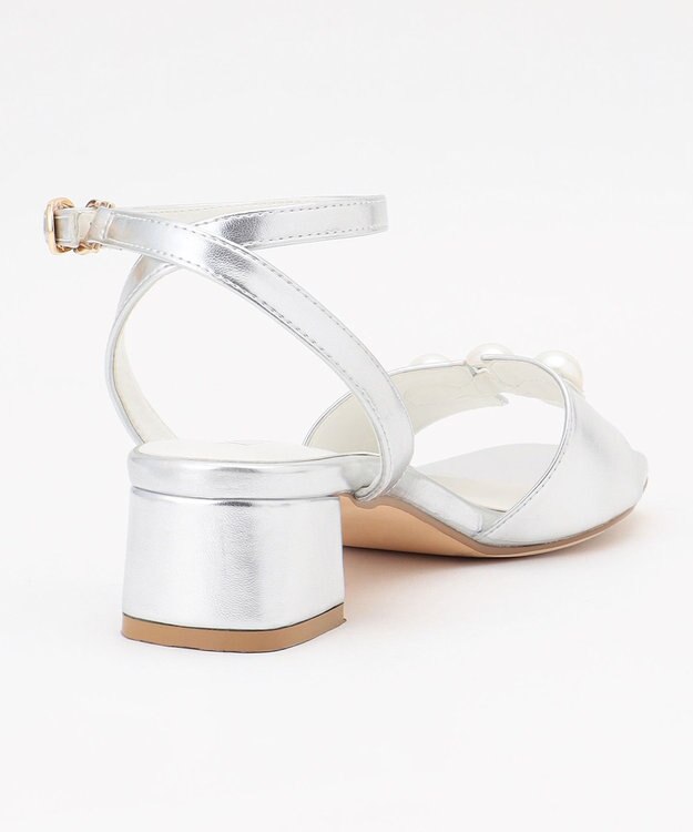 Feroux パールポイント サンダル シルバー系