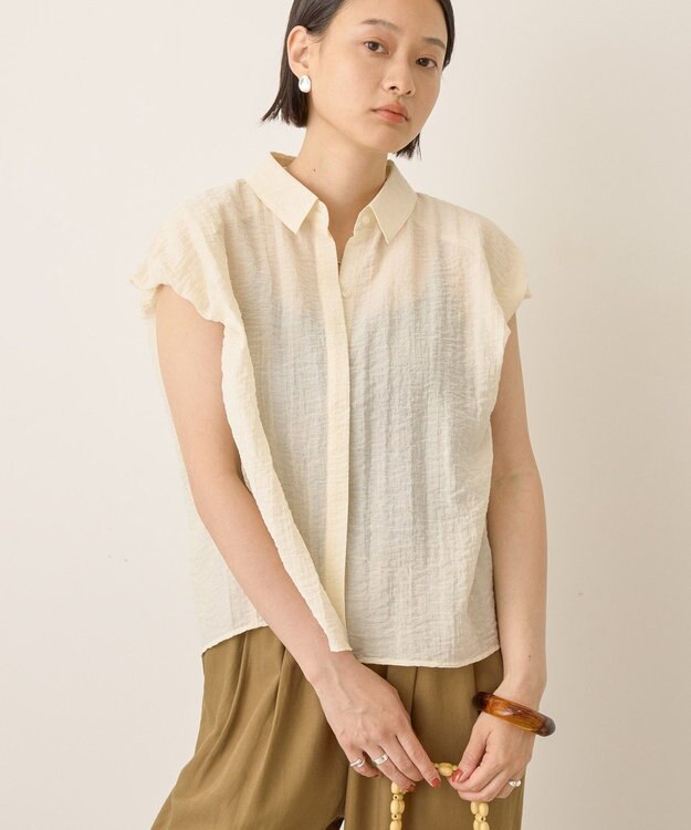 AMERICAN HOLIC バルーンスリーブドロストブラウス Ivory