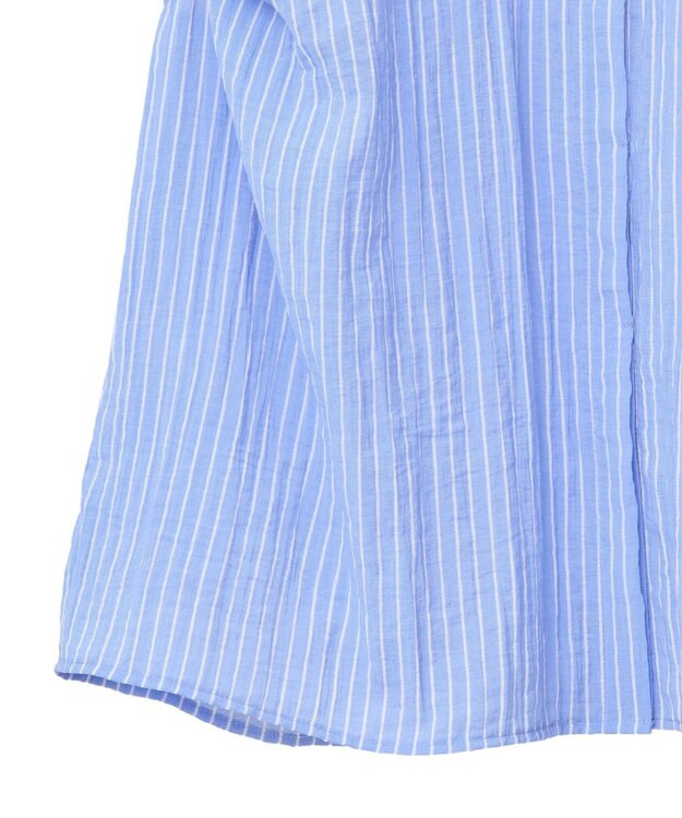 AMERICAN HOLIC バルーンスリーブドロストブラウス Stripe