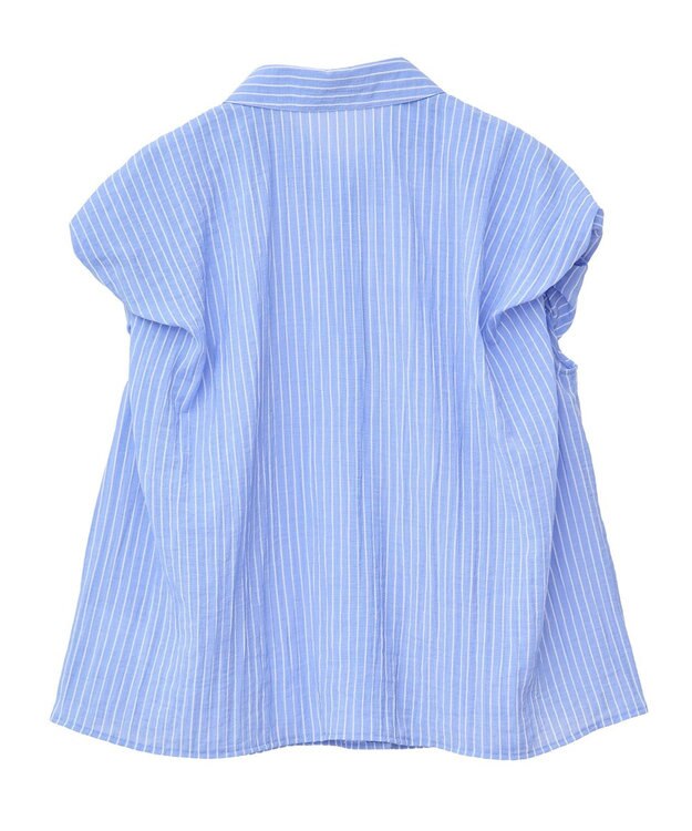 AMERICAN HOLIC バルーンスリーブドロストブラウス Stripe