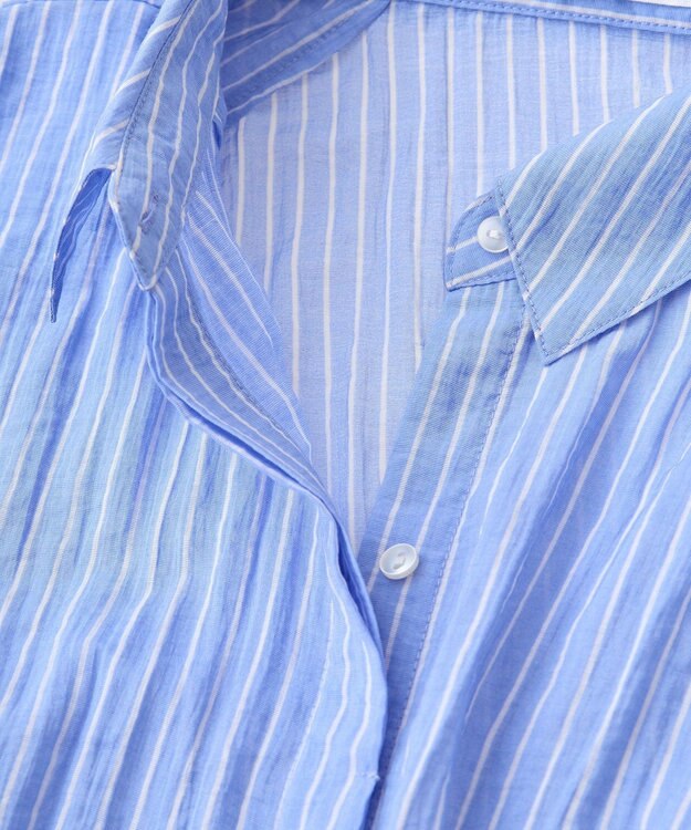 AMERICAN HOLIC バルーンスリーブドロストブラウス Stripe