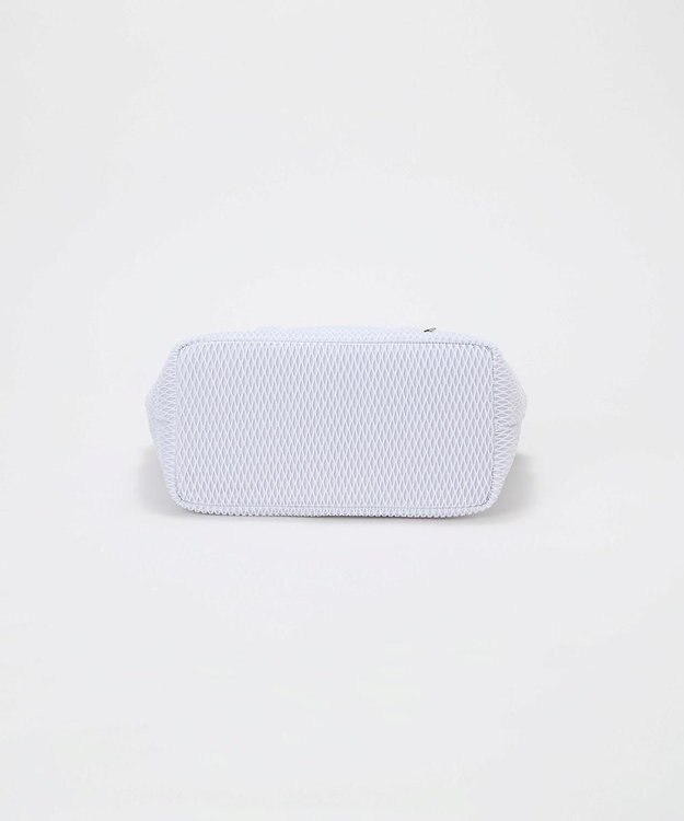 TOPKAPI 【Breath TOPKAPI】ポリメッシュ ショルダー付き トートバッグ ホワイト