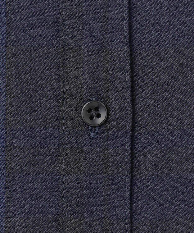 J.PRESS LADIES L 【洗える】テトロンレーヨン/ウール milledタータン ワンピース ネイビーチェック系