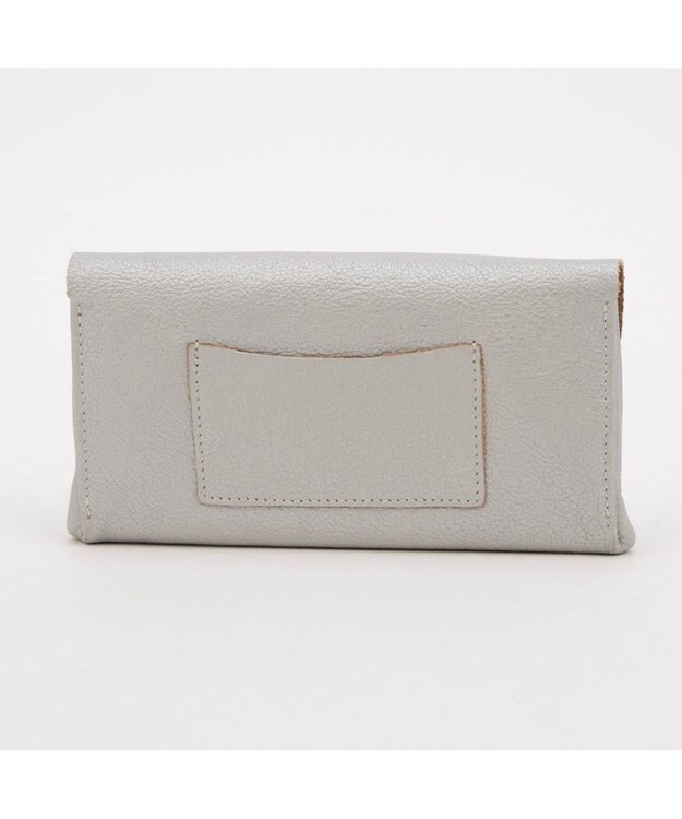 UNBILLION アトランタ ATLANTA / 牛革かぶせ長財布 シルバーグレー