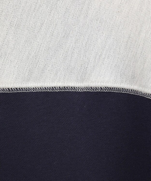 AMERICAN HOLIC 異素材ラグランスリーブロングワンピース Navy
