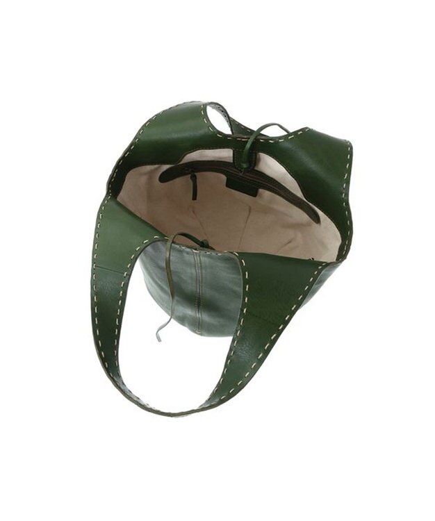 genten 【WEB限定カラー】ユーフラテス(boxバージョン) トートバッグ小 グリーン