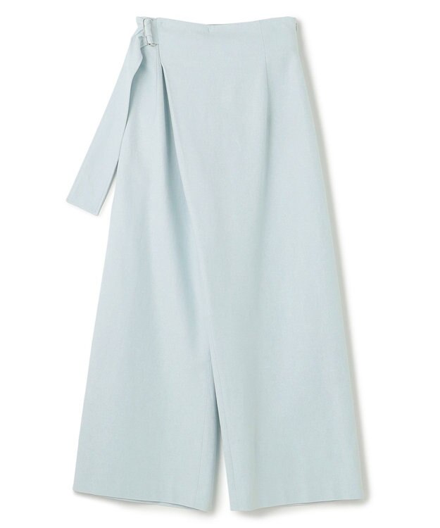 uncrave 【手洗い可】コットンリネンツイル パンツ（uncrave WHITE） サックス