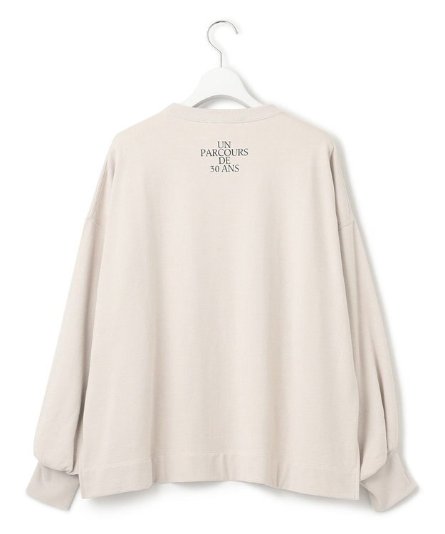 23区 【洗える】フレンチコットンテリー ロゴ トップス ベージュ系