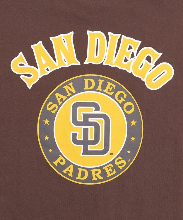 WEGO 【ユニセックス着用ITEM】別注MLBリンガーグラフィックT（SS） ブラウン