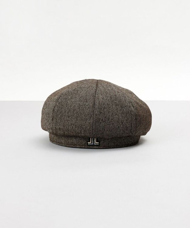 AURORA 【 LANVIN COLLECTION（ランバン コレクション） 】ラメツイードベレー シルバー