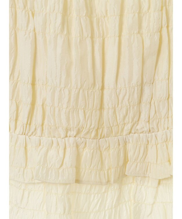 Green Parks シャーリングキャミビスチェ Ecru