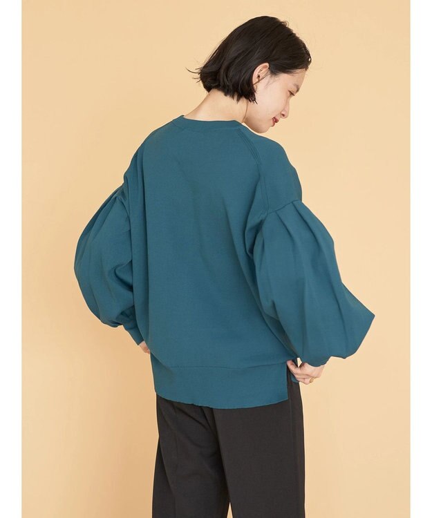 AMERICAN HOLIC エコカルットクルーネックカーディガン Green