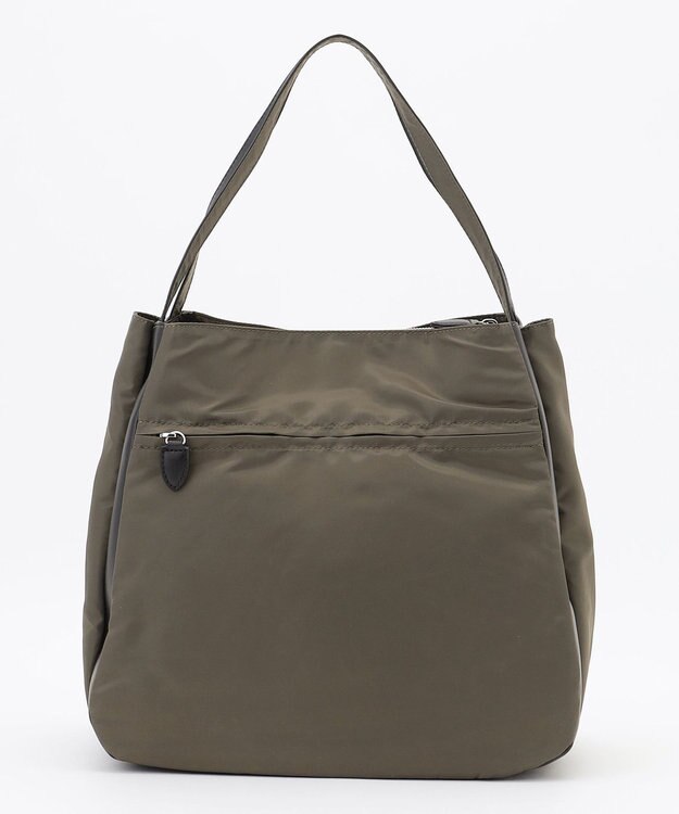 Y'SACCS スクエアすっきりトート Mサイズ カーキ